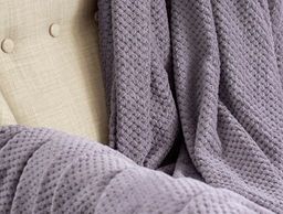 Покрывало-плед КОРАЛ-флис жаккард Шторм 150*200 см. - Лен поволжья фото 2