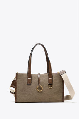 WOVEN TOTE BAG - Zara фото 4
