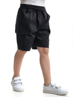 Шорты карго для мальчика 33-7972 черный - Mini maxi фото 6