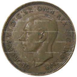 1/2 пенни 1938 года Австралия
