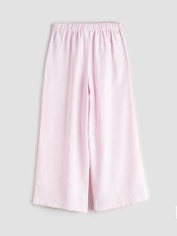 Beli Lastikli Pileli K?z ?ocuk Pantolon