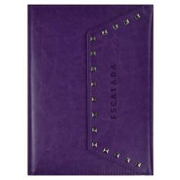 Ежедневник-органайзер недатированный арт.47407/10 САРИФ ФИОЛЕТОВЫЙ + СЕРЕБРИСТЫЕ КЛЁПКИ (А5+, 235х17