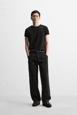 CARPENTER STRAIGHT-LEG JEANS - Zara фото 11