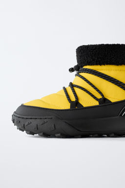 QUILTED WATER-REPELLENT SNOW BOOTS - Zara фото 7