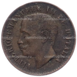 Монета 1 чентезимо 1905 года Италия