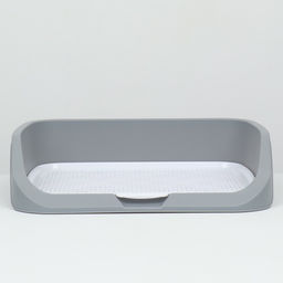 Туалет открытый 53×45×13 см, серый