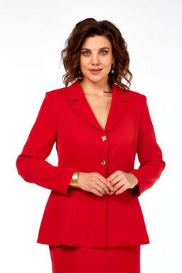Костюм Olga Style С985 красный  фото 3