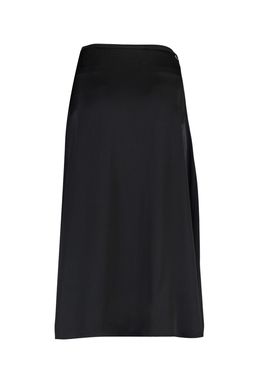 Siyah Saten Cutout Detayl? Midi Etek TWOAW23ET00023 - Trendyolmilla фото 6