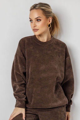 Блузка женская 4465В/10/Коричневый