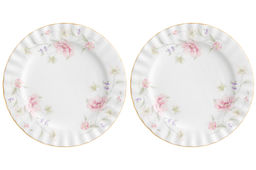 Набор тарелок для десертов 2 пр. 17*17*2 см Диана, фарфор, NEW BONE CHINA