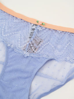 Женские кружевные трусы слипы Indefini (Арт. 1390LUS) фото 4