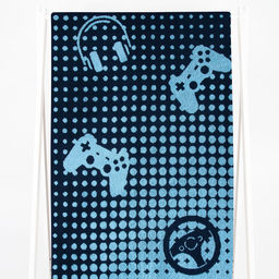 6с102.411ж1 Игра (т.синий2) Полотенце махровое 67х150см