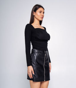 Лонгслив #КТ9911 (2), чёрный - Dommod фото 2