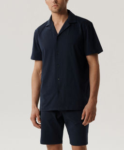 ATLANTIC BNMP-003 Пижама мужская Premium Cotton темно-синий
