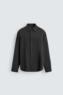 Рубашка CAMISA WESTERN FLUIDA черная