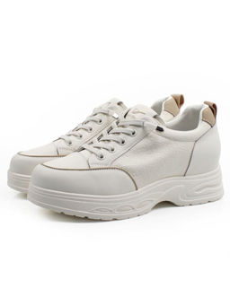 03-A331-5 WHITE Полуботинки спортивные женские (натуральная кожа)