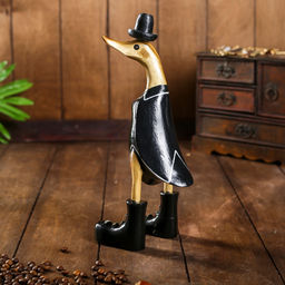 Сувенир «Утка во фраке», 13×9×29 см, дерево