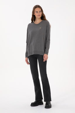 Kad_n Gri Melanj Basic Kazak - U.s. polo assn фото 4