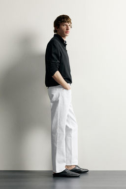 JEANS REGULAR FIT / Blanco roto - Zara фото 4