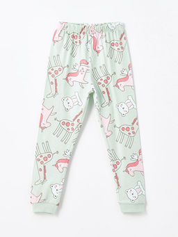 Beli Lastikli K?z Bebek Pijama Alt