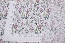 Сатин Ароматный лужок цв.белый, СОРТ2, ш.1.6м, хлопок-100%, 110гр/м.кв - Купава фото 3