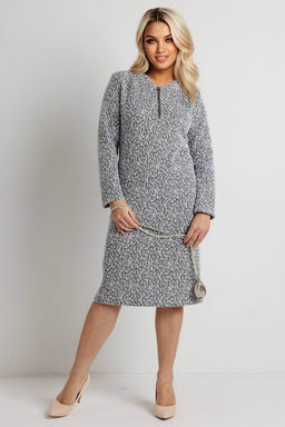 Платье женское 6135/04/Черно-белый - Rise фото 4