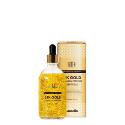 24K Gold Collagen Tx Ampoule - Сыворотка для лица ампульная антивозрастная с золотом и коллагеном, 105 мл