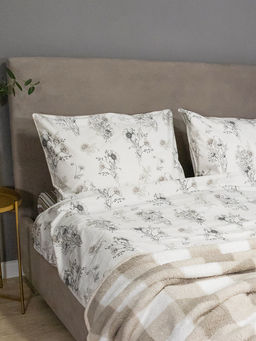 Комплект постельного белья 2-спальный белый твил