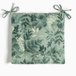 Сидушка Доляна Лесная прохлада 42х42 см, 50% хлопок, 50% п/э, рогожка 158 г/м2  фото 2