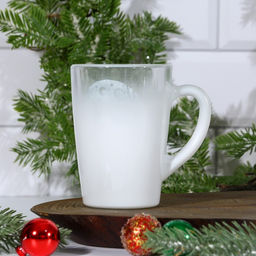 Кружка стеклянная новогодняя С Новым годом, 300 мл