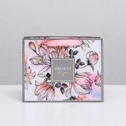 Пакет ламинированный горизонтальный Present for you, MS 23 18 10 см - Дарите счастье фото 2