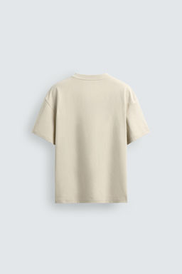 CAMISETA RELAXED FIT INTERLOCK / Blanco roto - Zara фото 8
