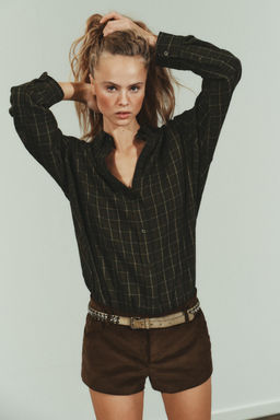 OVERSIZE CHECK SHIRT