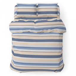 Пододеяльник Евро Макси "Балтика" 240х215см, поплин 115г/м2, хлопок 100%, упаковка "классическая" ПВХ 28х41см, "Домашняя мода" (Россия)