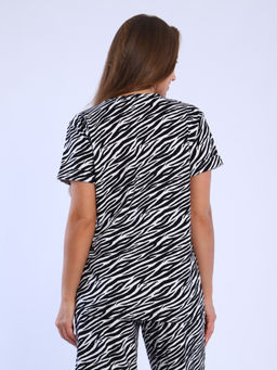 Футболка женская 6-196б (зебра)