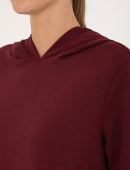 Свитшот Pierre Cardin Oversize вишневый