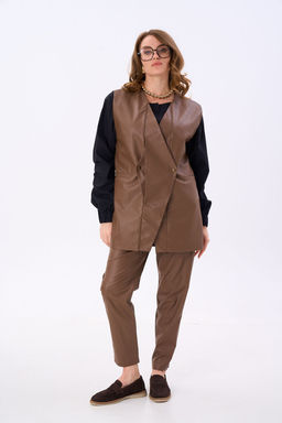 Жилет NIKVA н709-5 шоколад  фото 2