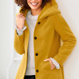 Пальто, охра-желтое - Linea tesini фото 6