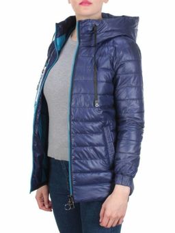 D001 DARK BLUE Куртка демисезонная женская (100 гр. синтепон)