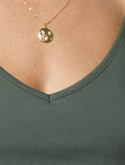 Топ из премиального хлопка с эластаном - Vilatte фото 6