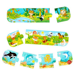 Умные пазлы Животные, 24 детали - Puzzle time фото 3