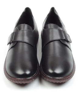 5909 BLACK Полуботинки женские (натуральная кожа)