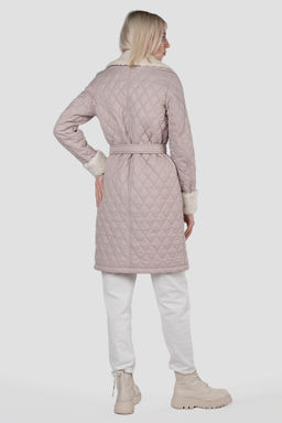 01-11626 Пальто женское демисезонное (пояс) - El podio фото 5