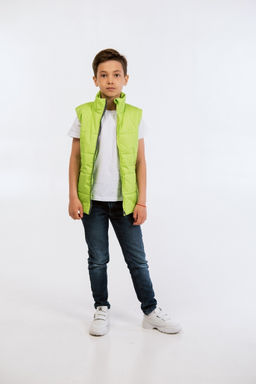 Жилет для мальчика "Смайл" салатовый
