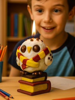 Набор для творчества Гарри Поттер, слепи свечу Сова