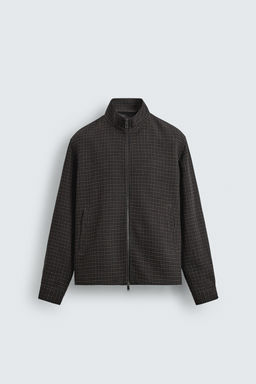 CHECK STRUCTURE JACKET - Zara фото 7