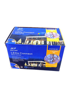 Эл. гирлянда диодная уличная занавес 3м * 0,6м 100 цветных увелич. ламп (G4-M) с переходником для послед. подключения