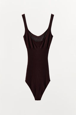 COTTON AND SILK BODYSUIT - Zara фото 4