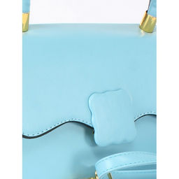 Сумка женская искусственная кожа Ch&K-1075, 1отд, плечевой ремень, голубой SALE 255082 - Adelia фото 4