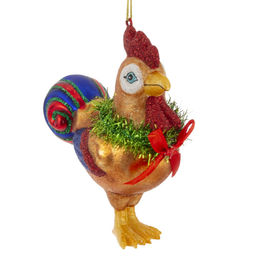 Украшение новогоднее "Петух", L10 W5 H11 см
